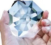 Large 3" Crystal Octagonal Beads Sun Catcher, Clear Rainbow Prisms Window Decor