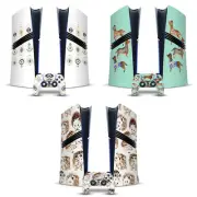 OFFICIAL CAT COQUILLETTE ART MIX VINYL SKIN FOR PS5 PRO DIGITAL EDITION BUNDLE