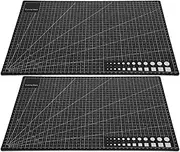 Cutting Mat Board A3 Cutting Board Paper Engraving Cut for 2Pcs A3 Cutting Mat Black Rubber Stamp Backing Board Cutting Mat Cutting Mats