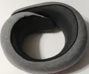 Traveling Neck Pillow Memory Foam Zip Cover Head Support Car Airplane Travel Bag