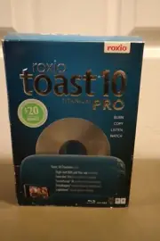 NEW Roxio Toast 10 Titanium Pro For Mac OS X 10.5 Leopard Mac OS