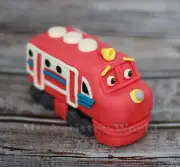 Edible 3D Chuggington Train cake topper. One Train figurine for a cake