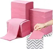 Vercraft 500 Pcs 18'' x 13'' Disposable Changing Pad Liners with Baby Diaper Caddy Bag 2 Ply Disposable Leak Proof Paper Liners for Surface Protection Disposable Diaper Pads for Baby Changing Station