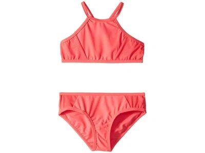 Seafolly L113125 Girls Raspberry Apron Tankini Swim Set Size 12