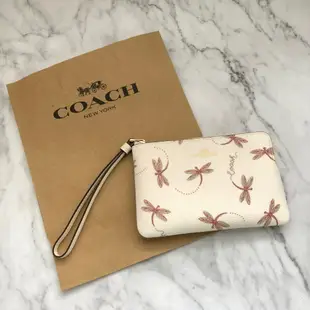 美國百分百【全新真品】 Coach F23674 PVC 手拿包 女用 短夾 短夾 錢包 皮包 零錢包 女款 C850