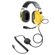 Arrowmax AHDH0042-YW-I2 Noise Isolating Headset for ICOM IC-F4000 IC-V8