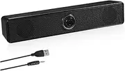 Home Soundbar Sound Bar Speaker for Sound Bars Easy Wired Connections Compact Desktop Speaker