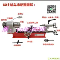 在飛比找樂天市場購物網優惠-特賣中 微型臺式小型車床 DIY家用儀表車床 金屬鐘表木工文