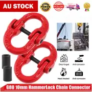 2× 10mm HammerLock Chain Connector Connecting Link 4X4 WLL 3.15T joiner 4WD NEW