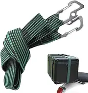 Bungee Cable with Hooks - Adjustable Bungee Straps | Elastic Rope Cable | Elastic Cord String Tendon Tie Belt | Bungee Cord Rope | Hook Elastic Rope for Bikes, Travel