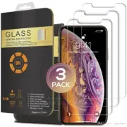3 PACK Fits iPhone 13 &12 Pro & Pro Max Glass Screen Protector