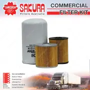 Sakura Commercial Filter Kit for Hino FC6J J05DTG Premium Quality