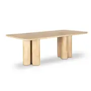 Torquay Indoor 2.2m Timber Dining table - Dining Tables