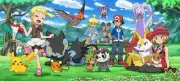 Anime pok mon anime braixen citron eevee eureka Stitched Gaming Mat Desk