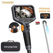 Articulating Borescope with Dual Lens Endoscope Camera Two-Way Inspection Camera