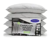 4 Pack Jason Charcoal Infused Pillows Australian Made Medium