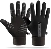 [fdsmall] Gloves for Women Running Gloves Winter Thermal Cycling Gloves Windproof Touchscreen Anti-Slip Winter Gloves for Cycling Biking Sports Walking Skiing Liners