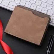 Two Fold Frosted Wallet Simple Multi-card-slot