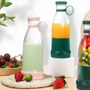 Evjurcn Portable Blender 1200mAh USB Rechargeable 350ml Mini Juicer Blender
