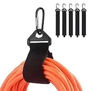 Cable Matters 5-Pack Heavy Duty Extension Cord Holder Organiser Straps with Metal Buckle, 36KG Load Capacity, Hook-and-Loop Storage Straps for Cords, Hoses, and Cables (40 x 3.8cm)