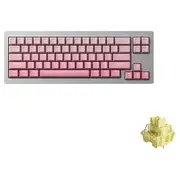 MonsGeek M7W Silver Keyboard Cream Yellow Pro Switch
