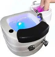 Foot Spa Bathtub,Acrylic Foot Bath - Portable Foot Spa Bathtub with Massage, Automatically Drain Adjust Hot and Cold Water, Home Foot Spa Pedicure Bowl, Foot Detox Bucket Tub