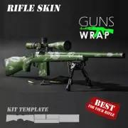SALE Camouflage Guns Wrap Skins Premium Vinyl Sticker Matte Rifle Pre-Cut Ber-3