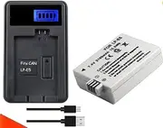 LP-E5 LPE5 Battery + LP E5 Battery Charger for Canon EOS 1000D 500D EOS 450D