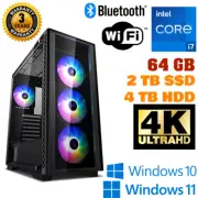 Intel Core i7 13700 | 64 GB RAM| 2TB SSD+4TB HDD |Gaming Workstation Computer PC