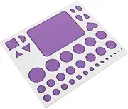 Paper Quilling Mold Template Board Durable Heart Shape Quilling Tool for DIY Crafts Material Convenient Design for Quilling Projects Purple Color Versatile Quilting Kit