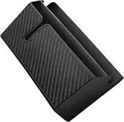Alipis Double Layer Car Organizer Self Adhesive Dashboard Storage Box for Phones Cards Cash More Durable Auto Organize Box for Car Armrest Door Pocket Black