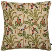 Wylder Akamba Tropical Palm Tree Cushion Cover Multicoloured 43cm x 43cm