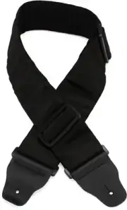 D'Addario 3" Padded Woven Bass Guitar Strap - Black (5-pack) Bundle