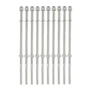 Set 10 Pcs 316 Stainless Steel Hand Swage Long Thread End Fitting For 1/8" Cable