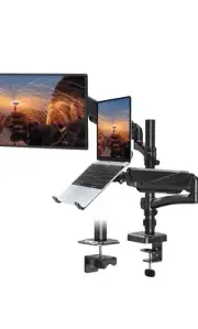 Monitor and Laptop Mount Holds 4.4-19.8Lbs, up to 32 Inch Monitor Arm Desk Mount
