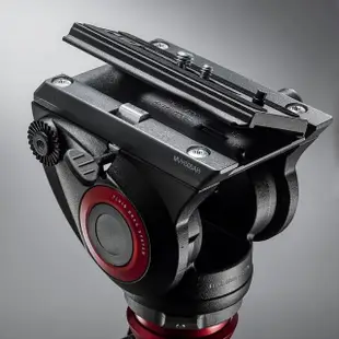 【Manfrotto 曼富圖】MVH500AH / MVH 500AH 液壓攝錄兩用雲台(公司貨 油壓雲台 飛羽攝影 載重5公斤)