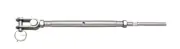 STAINLESS TOGGLE & HAND SWAGE, STUD, 1/8" 316 SS