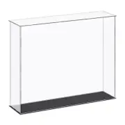 Acrylic Display Case Plastic Box Cube Storage Box Clear 41x11x35.5cm