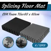 6/12PCS x Interlocking Heavy Duty EVA Foam Gym Flooring Floor Mat Mats Tiles