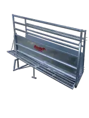 Adjustable Loading Ramp with Walk Way