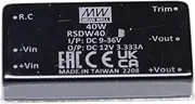 Mean Well RSDW 40W 8A Power Supply Converter RSDW40G-05