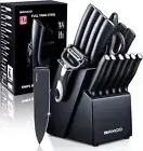 RAXCO Knife Set Kitchen Knife Set Knife Block Set Chef Knife Set with Block-AU