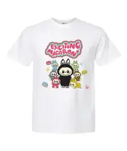 Unisex tee monster labubu exciting macaron T-Shirt