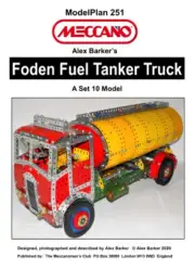 Meccano Model Plan - Foden Fuel Tanker Truck
