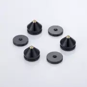 4pcs 23mm Aluminium Alloy Speaker Shock Spike Stand Foot Isolation Feet Base Pad