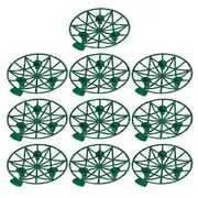 10 Pcs Melon Holder Stand Reusable Garden Watermelon Holder Trellis Weatherproof Plant Support Tray for Watermelon Pumpkin Cantaloupe green 10Pcs