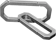 [WANERSEN] EDC Titanium Carabiner Clip Multifunctional Keychain Quick Release Key Holder Outdoor Tools