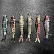 6 pcs/pack. 8 Section Fishing Lure - Slow Sinking Bionic Bait