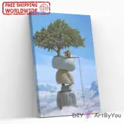 Paint By Numbers Kit Tree House Abstract Adult Decor Framed Home Brush Acrylic