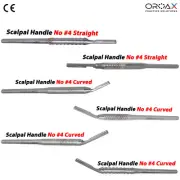 Surgical Scalpel Blade Fixed HandleKnife Skin Cut Tissues Medical Surgery Lab